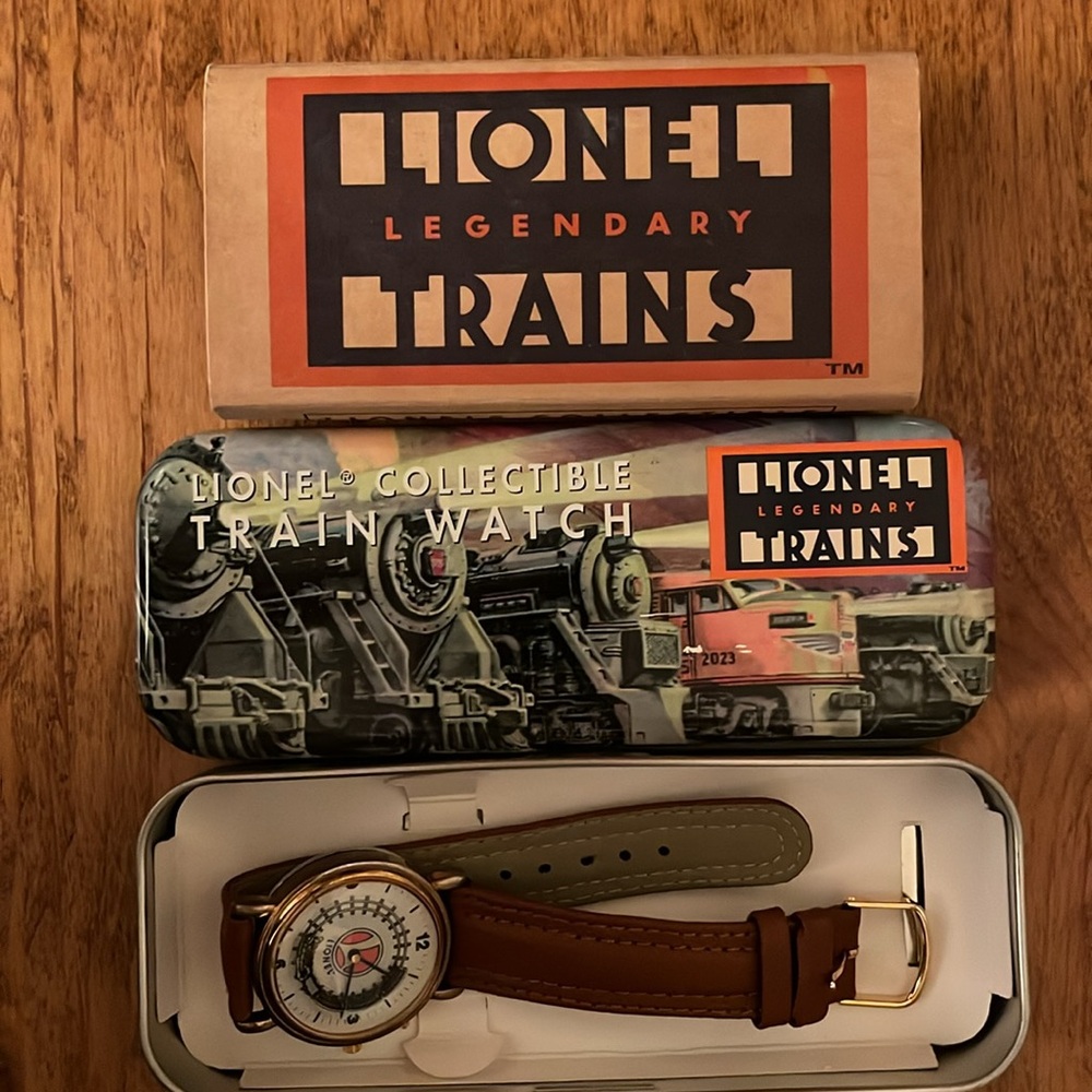 Lionel Trains Vintage Collectible Train Watch